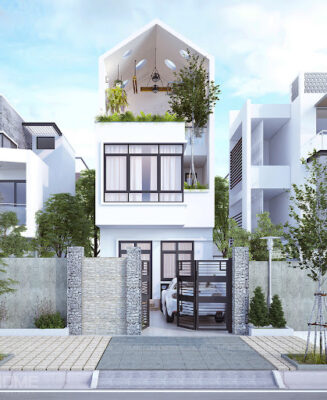 Thiết kế nhà phố Bảo Lộc