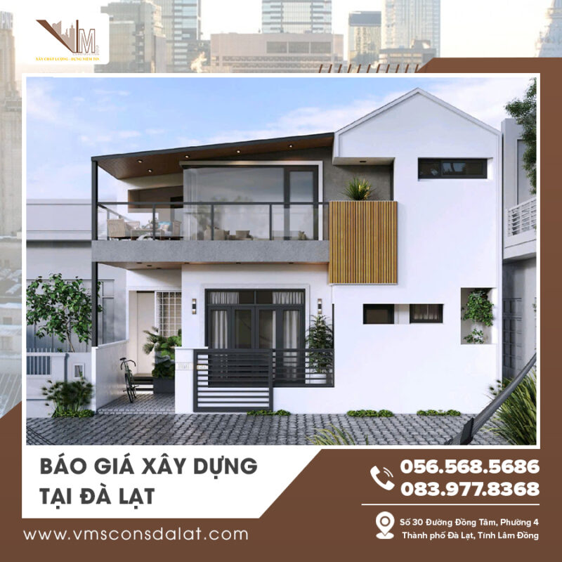 Hình ảnh thực tế công trình nhà biệt thự xây trọn gói tại Đà Lạt theo báo giá ưu đãi Hình ảnh thực tế công trình nhà biệt thự xây trọn gói tại Đà Lạt theo báo giá ưu đãi